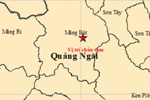 Liên tiếp 2 trận động đất mạnh 4,5 và 3 độ ở Quảng Ngãi sáng 11/9