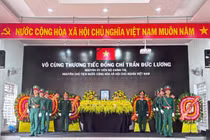 Xúc động lễ viếng Nguyên Chủ tịch nước Trần Đức Lương tại Quảng Ngãi 