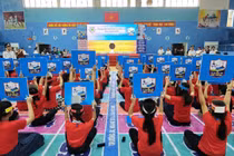 Học sinh Quảng Ngãi hưởng ứng cuộc thi 'Em yêu biển, đảo quê hương'