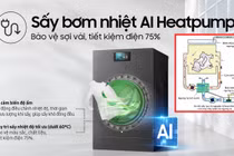 Máy sấy quần áo bơm nhiệt… có đáng tậu mùa mưa? 