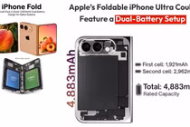 iOS 27 beta hé lộ iPhone sở hữu 2 pin, có thể là iPhone Fold