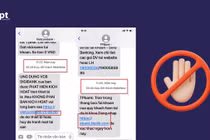 Bóc mẽ tin nhắn độc hại hack điện thoại trong nháy mắt 