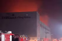 Cháy nhà xưởng trong khu công nghiệp Đại An mở rộng ở Hải Phòng