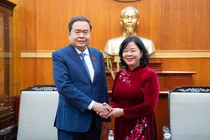 Chủ tịch Quốc hội thăm, chúc Tết Ủy ban Trung ương MTTQ Việt Nam