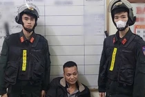 Bắt kẻ điều khiển xe mô tô đâm vào chân Cảnh sát giao thông ở Hải Phòng