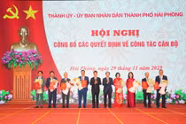 Hải Phòng bổ nhiệm hàng loạt cán bộ lãnh đạo, giám đốc các sở