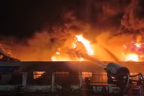 Cháy lớn ở Khu công nghiệp Đồ Sơn Hải Phòng