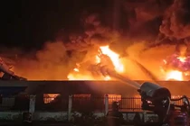 Cháy lớn ở Khu công nghiệp Đồ Sơn Hải Phòng