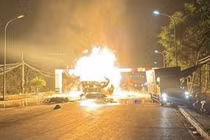 Công an Hưng Yên thông tin vụ cháy xe bồn trong KCN Phố Nối A