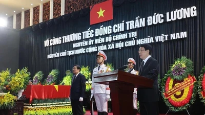 Tiễn biệt nguyên Chủ tịch nước Trần Đức Lương