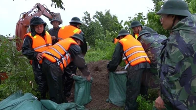 Hưng Yên thông tin về sự cố tràn bờ bao kênh dẫn Cù Là