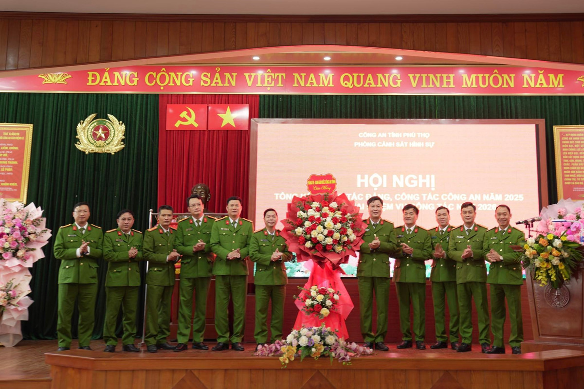 Phòng Cảnh sát hình sự vừa tổ chức Hội nghị tổng kết công tác năm 2025, triển khai nhiệm vụ công tác năm 2026.