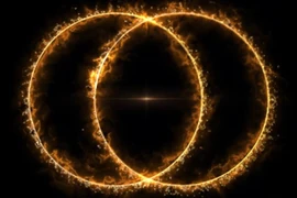Hai vòng tròn khổng lồ giao nhau trong vũ trụ, giới thiên văn sốc nặng