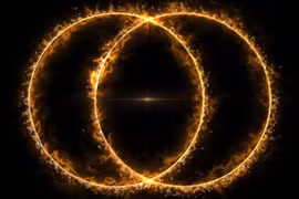 Hai vòng tròn khổng lồ giao nhau trong vũ trụ, giới thiên văn sốc nặng