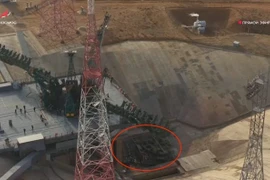 Bệ phóng tên lửa chở phi hành gia lên vũ trụ của Nga bị hư hại