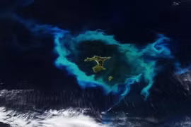 Tò mò quầng sáng bao quanh quần đảo Chatham nhìn từ vũ trụ