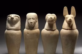 Bình đựng nội tạng xác ướp Ai Cập hé lộ niềm tin bất tử