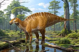 Phát hiện loài khủng long mỏ vịt mới chưa từng thấy trước đây