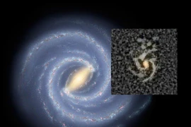 Bản sao gây sốc của Ngân Hà 'xuyên không' từ hàng tỉ năm trước