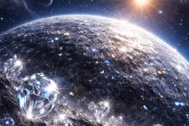 Sao Thủy chứa mỏ kim cương dày 15 km dưới bề mặt