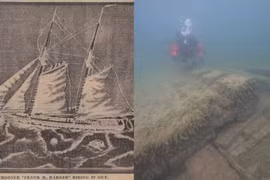 Hướng dẫn viên du lịch tình cờ phát hiện tàu đắm mất tích 138 năm