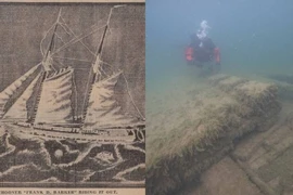Hướng dẫn viên du lịch tình cờ phát hiện tàu đắm mất tích 138 năm