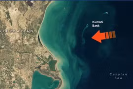 Kỳ bí "đảo ma" đột ngột xuất hiện rồi vụt biến ở Biển Caspi