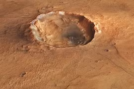 Cấu trúc khổng lồ trên sao Hỏa gây sốt vì giống hệt hình cánh bướm