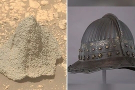 Xe tự hành của NASA phát hiện "mũ bảo hiểm" bí ẩn trên sao Hỏa