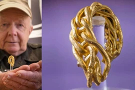 Dùng máy dò kim loại, tìm thấy báu vật Viking nghìn năm tuổi