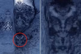 Google Maps phát hiện gương mặt bí ẩn nghi của người ngoài hành tinh