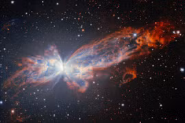 'Bướm vũ trụ' lọt ống kính thiên văn, đẹp mê mẩn