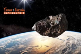 [INFOGRAPHIC] Tiểu hành tinh to ngang máy bay phản lực bay qua Trái đất