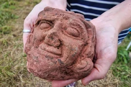 Đầu đá Trung cổ xuất hiện kỳ lạ trên đảo, ẩn giấu điều gì?