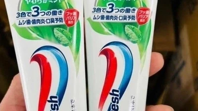 Thu hồi 2 mỹ phẩm kem đánh răng Aquafresh vi phạm 