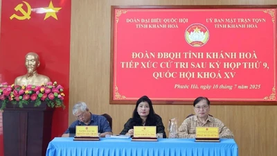 Đại biểu Quốc hội tỉnh Khánh Hòa tiếp xúc cử tri xã Phước Hà