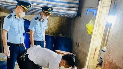 Phát hiện 600 kg măng tươi không rõ xuất xứ ở TP Vinh