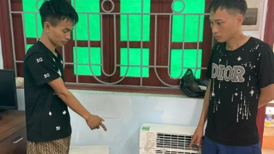 Bắt hai đối tượng trộm cắp điều hòa của nhà dân ở Bắc Ninh
