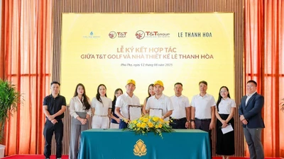 Lê Thanh Hòa thiết kế đồng phục cho nhân viên Văn Lang Empire T&T Golf Club