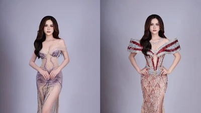 Người đẹp Lê Tuyền khoe vóc dáng vạn người mê với trang phục dạ hội