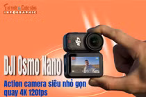 [INFOGRAPHIC] DJI Osmo Nano Action camera siêu nhỏ gọn quay 4K 120fps 