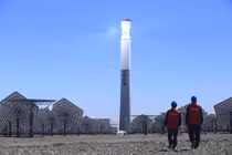 Trung Quốc biến nắng thành điện cả đêm giữa sa mạc Gobi