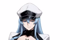 AI tái hiện Esdeath đầy quyến rũ và đáng sợ 