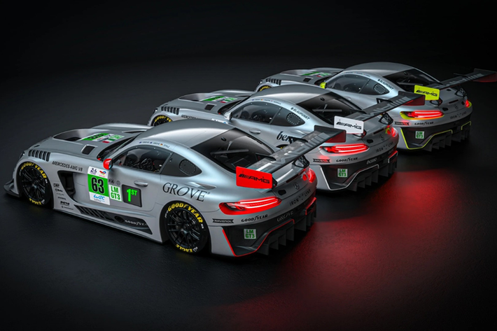Dựa trên nền tảng AMG GT thế hệ đầu, Mercedes-AMG LMGT3 được thiết kế thân rộng với cánh gió cỡ lớn, đáp ứng các tiêu chuẩn nghiêm ngặt của FIA GT3. Động cơ V8 hút khí tự nhiên 6.3L, sản sinh 550 mã lực và mô-men xoắn 650 Nm, thay thế động cơ V8 Biturbo 4.0L của bản thương mại.