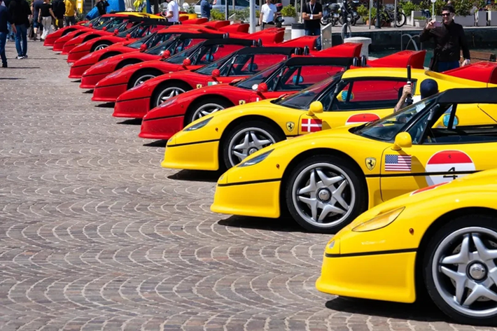 F50 được phát triển dựa trên concept Ferrari Mythos với cỗ máy V12 từ xe đua F1 Ferrari 641. F50 là mẫu xe thay thế cho F40 và cũng là một trong số những chiếc siêu xe mang tính biểu tượng của hãng Ngựa Chồm như 288 GTO, F40, Enzo, LaFerrari và mới đây nhất là F80.