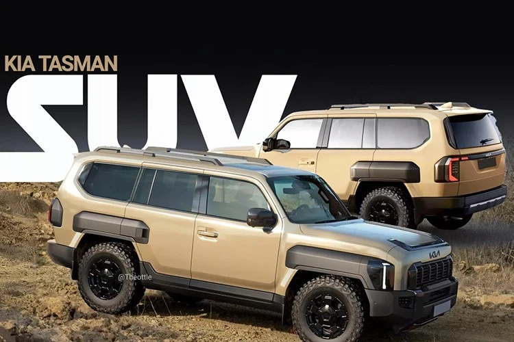 Kia hé lộ SUV khung rời từ bán tải Tasman "đấu" Ford Everest