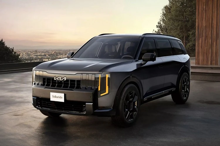 Cận cảnh Kia Telluride 2027 động cơ hybrid mới, thiết kế cao cấp