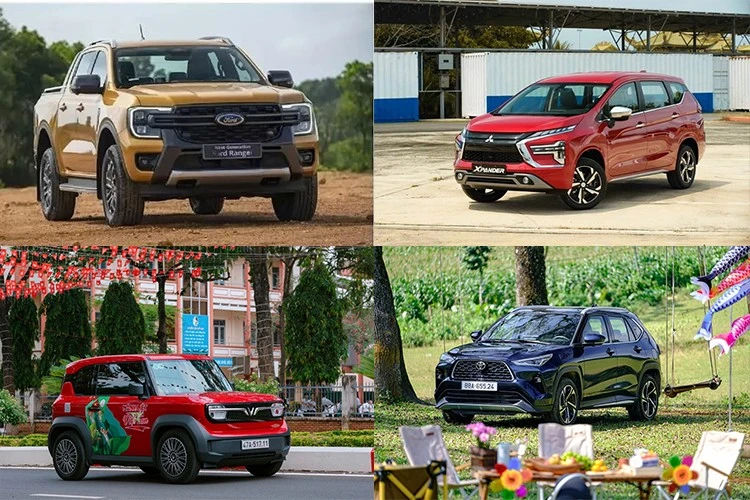 Top ôtô bán chạy nhất Việt Nam tháng 4/2025, VinFast dẫn đầu