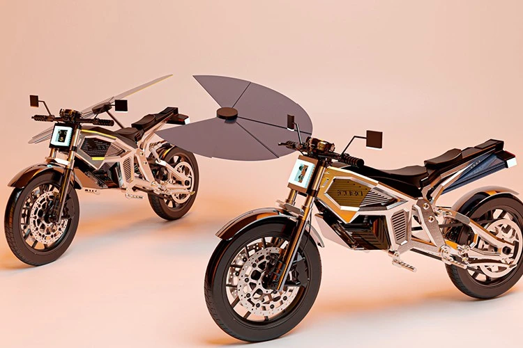 MASK Architects ra mắt Solaris – chiếc xe máy điện biết tự sạc đầu tiên