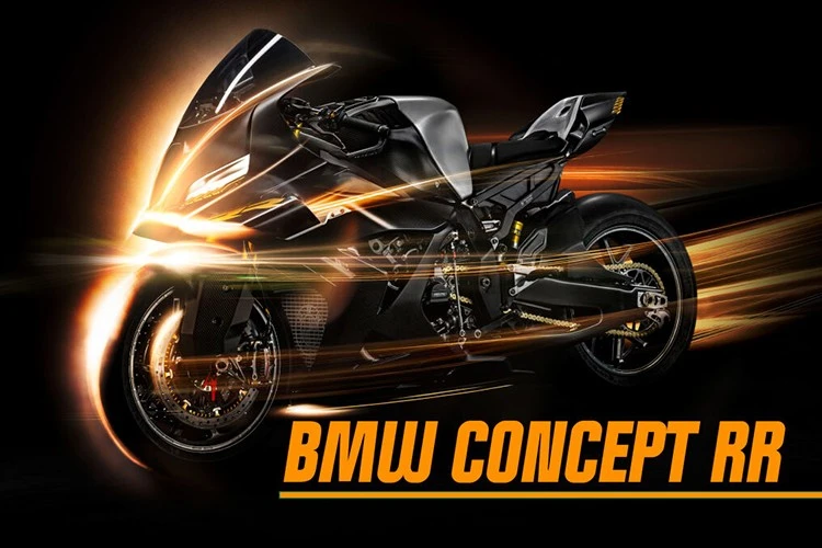 BMW trình làng Concept RR - siêu môtô phủ full carbon
